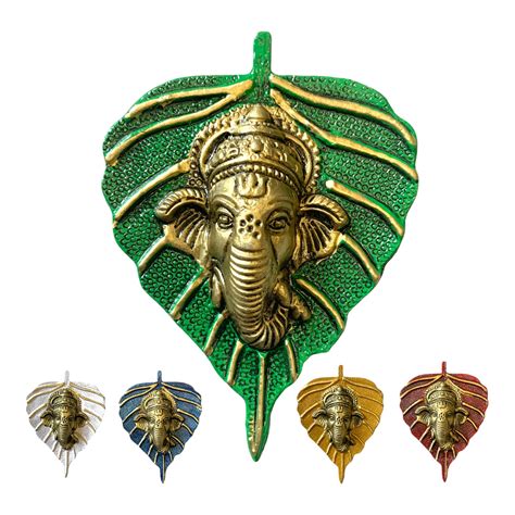 Buy LoveNspire Leaf Ganesha Return Gift, Diwali Navrathri Decoration ...