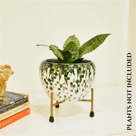 Shop Decorative Metal Pots & Planters Online India [Indoor & Outdoor ...