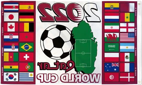 Buy 2022 World Cup Groups 3x5ft Poly Flag (Multi) Online at Lowest ...