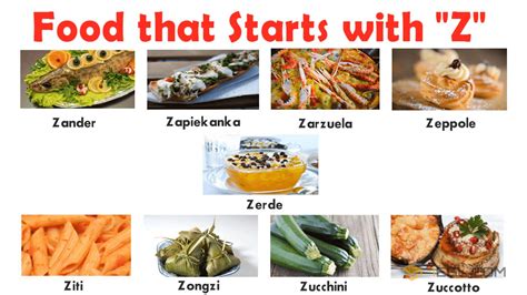 List of Foods from A to Z with "Delicious" Pictures • 7ESL - Jukkis