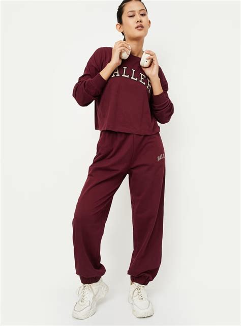 Buy Women Solid Joggers Online at just Rs. 799.0 - 1000015530456 | Max ...