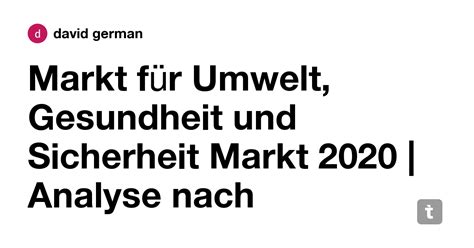 Markt für Umwelt, Gesundheit und Sicherheit Markt 2020 | Analyse nach ...