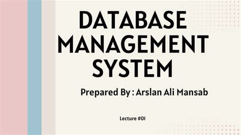 Image result for Database Management System Lecture