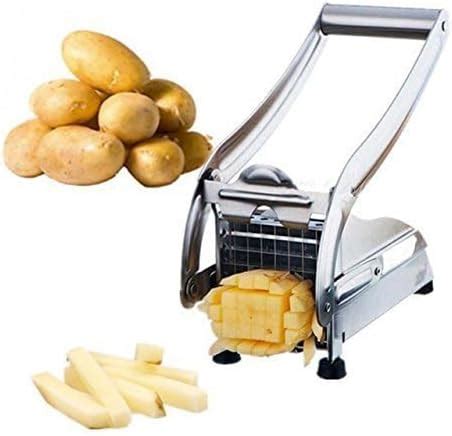 Kixony Stainless Steel Home French Fries Potato Chips Strip Cutting ...