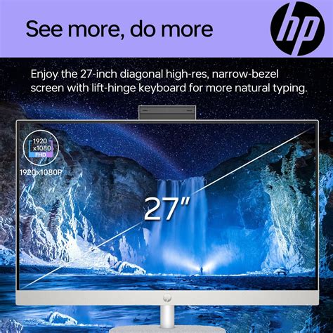 HP 27 i7 All in One Desktop, 27 FHD, Intel India | Ubuy