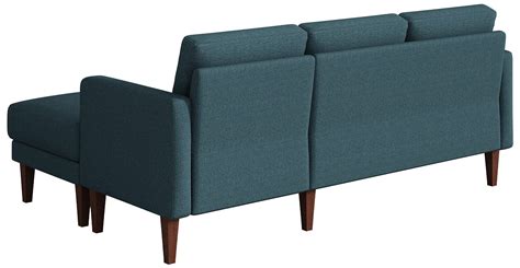 Belffin Corner Sofa 3 Seater Sectional Sofa with Chaise Lounge L Shaped ...