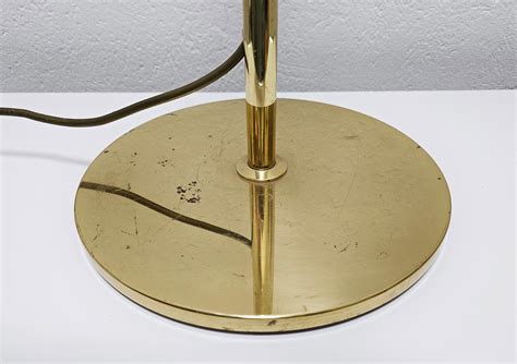 Mid Century Modern Adjustable Swing Arm Floor Lamp done in Brass ...