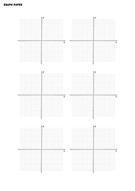 Free Printable Coordinate Plane Paper | Graphing - Printables for Everyone