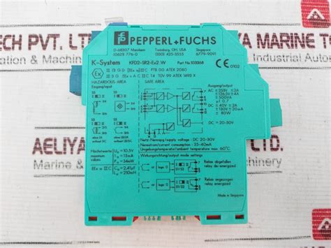 Pepperl+Fuchs K-system Kfd2-sr2-ex2.W Signal Isolator Safety Barrier ...