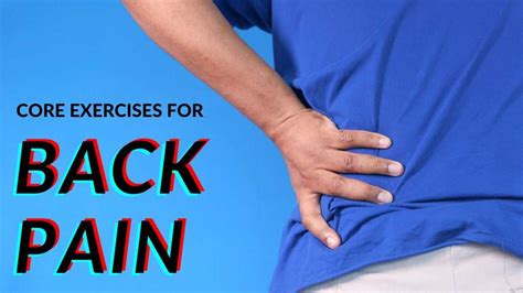 Image result for Core Exercises Lower Back Pain