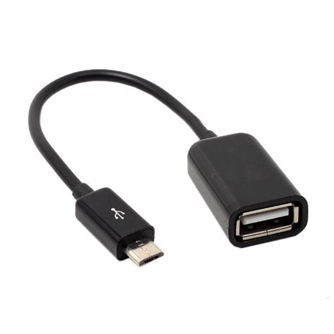 FEDUS Black OTG Cable Micro USB to USB OTG Cable On The Go OTG Cables ...