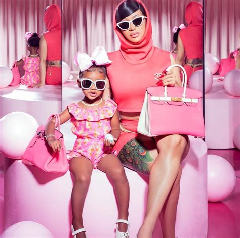 Cardi B and Her Daughter Kulture Looks Adorable in Matching Outfits ...