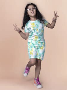 4JSTAR Kids Nightwear Girls Printed Cotton Blend Price in India - Buy ...