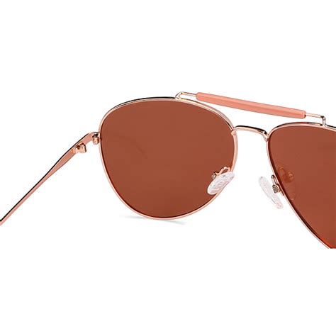 Buy Gold Pink Gold Brown Full Rim Aviator Vincent Chase The Metal Edit ...