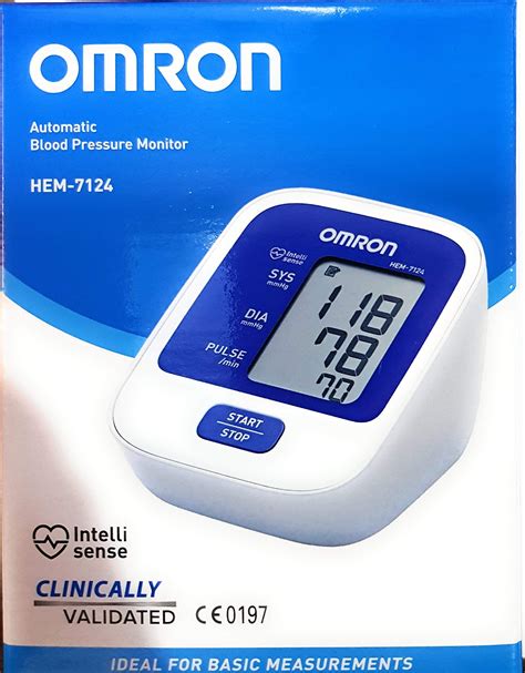 Omron Hem 7124 Fully Automatic Digital Blood Pressure Monitor with ...
