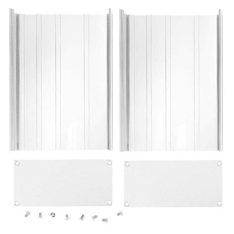 Buy Aluminum Project Box Split Type Matte Silver High Reliability Die ...