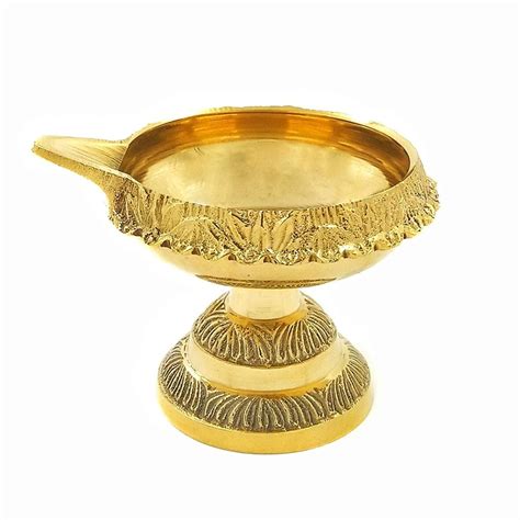 Brass Indian Religious Kuber Diya/Deepak/Oil Lamp For Worship God ...