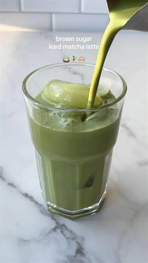 Iced brown sugar matcha latte recipe – Artofit