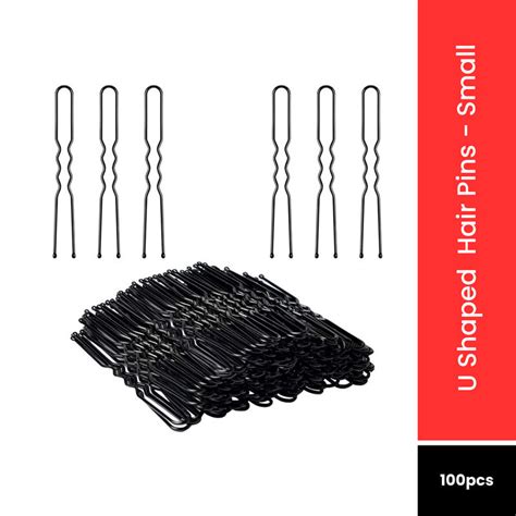 Buy Beautiliss U Shaped Hair Pins Small Thick Black Ball Tip Metal Online