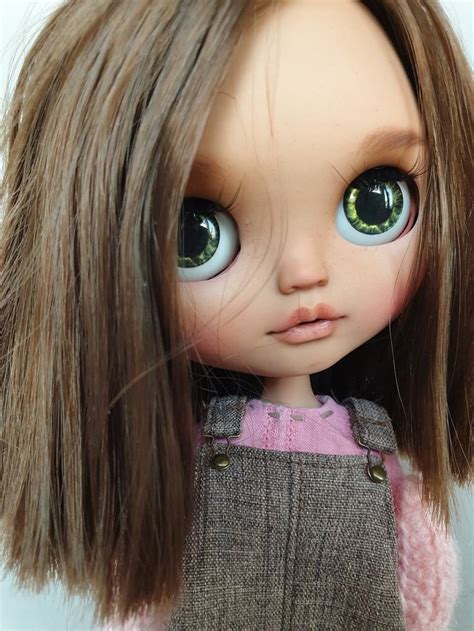 blythe doll dark brown hair