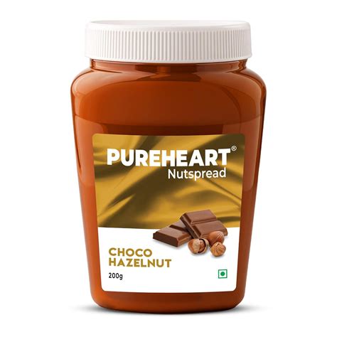 Pureheart Nut Spread Choco Hazelnut (200 gm), Delicious, Smooth ...