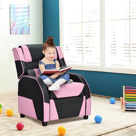 Buy HONEY JOY Kids Recliner, Youth Game Reclining Chair w/Headrest ...