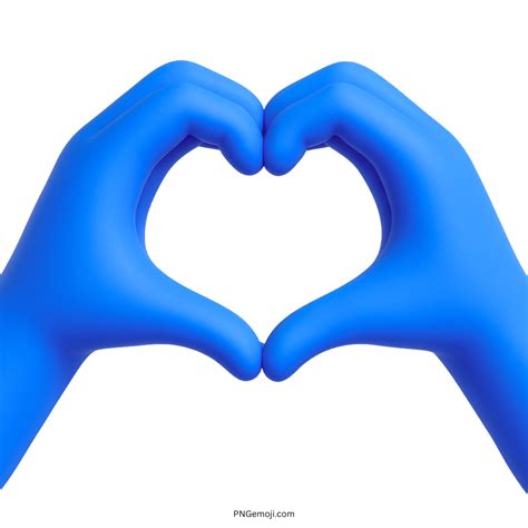 Blue Heart Emoji PNG 3D ClipArt Collection » PNGemoji