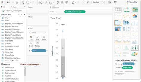 Image result for Build a Box Plot in Tableau