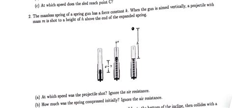 Image result for How to Find the Spring Constant Projectile