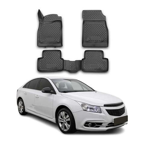 2011-2015 Chevrolet Cruze Floor Mats Liners Full Set All Weather Black ...