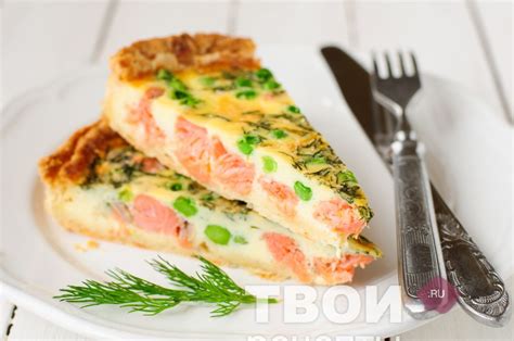 Пирог с красной рыбой - вкусный рецепт с пошаговым фото