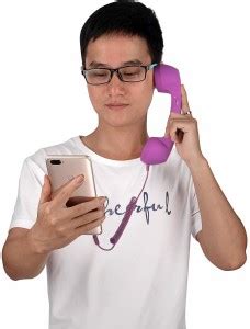 RHONNIUM ™ Coco Phone Retro Handset (3.5mm) - 829 Wired Headset Price ...