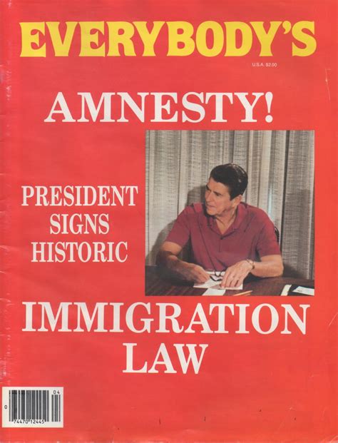 OBAMA AND REAGAN IMMIGRATION POLICIES - Everybody's