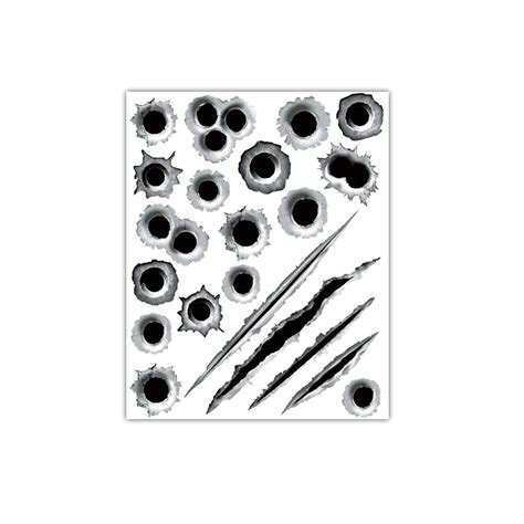 1797 Bullet Holes Stickers Decals Car 3d Fade Funny Lifelike ...
