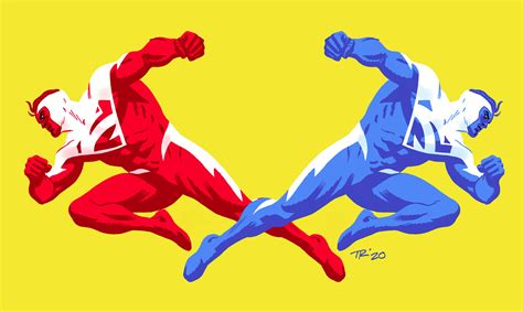 Superman Red and Blue by Tom Reilly : r/superman