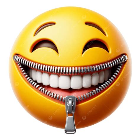 Zipper Mouth Face Emoji, Face Emoji, Emoji PNG Transparent Image and ...