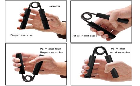 Buy LAFILLETTE 150 lbs Metal Hand Gripper Forearm Wrist Heavy Strength ...