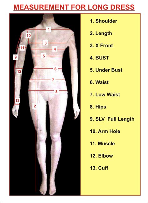 Get Measurement Chart For Women's Tailoring - Women Dresses, Ladies Skirts, Tops… | Dress ...