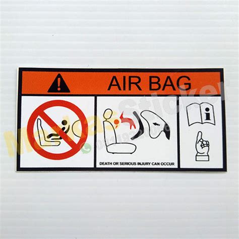Jual Stiker Airbag Orange ( Warning Sign ) - Kab. Bandung - Markas ...