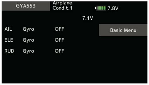 Futaba 6J Programming Gyro 的图像结果