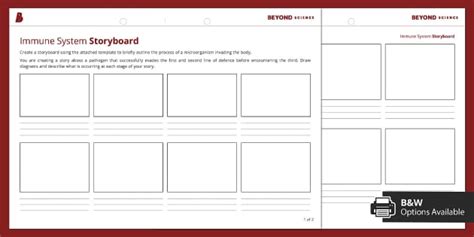 Immune System Storyboard - Beyond Secondary - Science