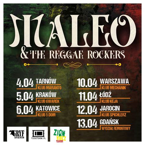 Maleo Reggae Rockers - 10 IV - Warszawa / Klub Mechanik, Klub Mechanik ...