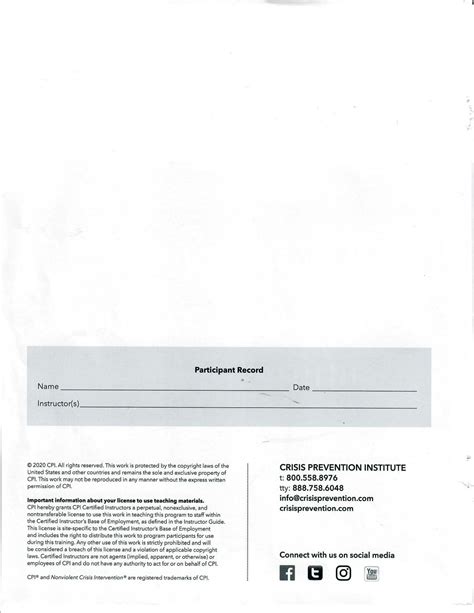 SOLUTION: Cpi nonviolent crisis intervention training workbook - Studypool