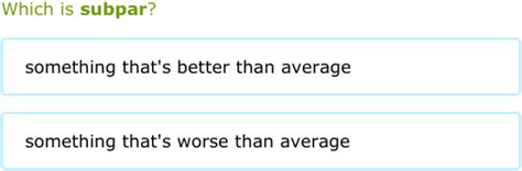 IXL - Words with sub- (Year 7 English practice)