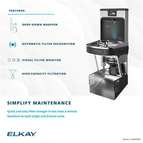 ezH2O Bottle Fillers, Bi-Level ADA Cooler, PFOA/PFOS Reduction | Elkay