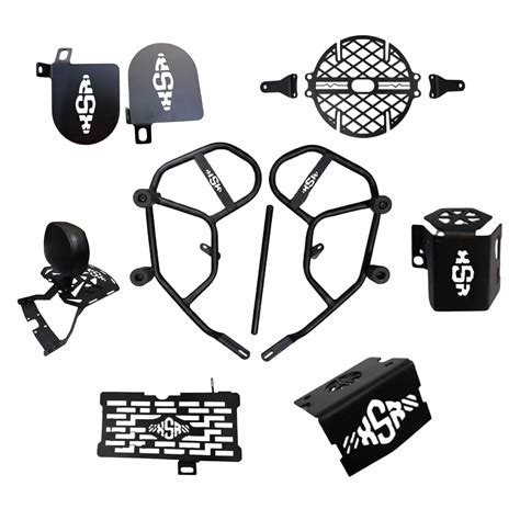 TARAN AUTO ACCESSORIES For Yamaha XSR Accessories Combo | Crash Guard ...