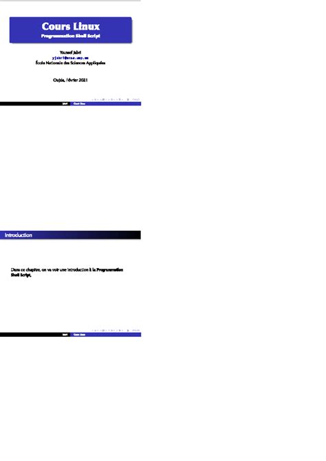 Image result for Cours Shell