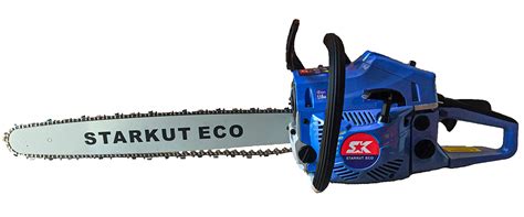 Buy STARKUT ECO 58CC, 2.6KW, 3000 RPM Full Crank 2-Cycle oline Chainsaw ...