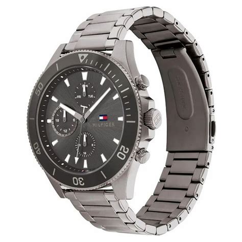 Buy Online Tommy Hilfiger Quartz Multifunction Grey Dial Watch for Men ...