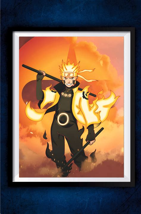Naruto Six Path Sage Mode Poster #1 || Naruto Poster – GeekyGallery